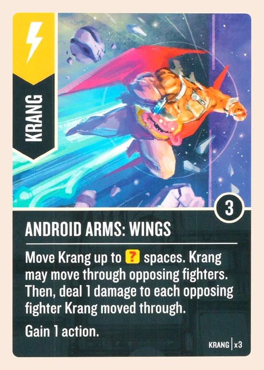 Android arms: Wings